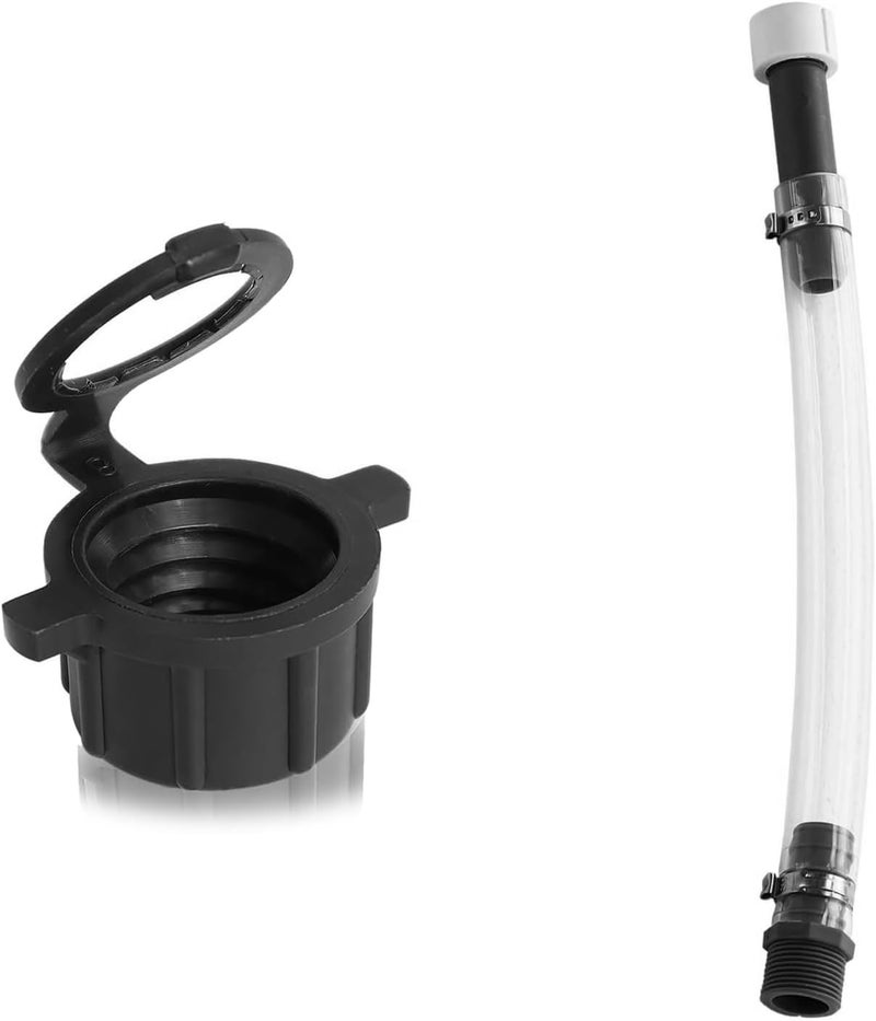 mapleza Racing Fuel Filler Jug Hose and 3045 Vent Caps Replacement, Gas Can Hose Suitable for Vp jug 5.5 Gallon and Gas Can - Image 1